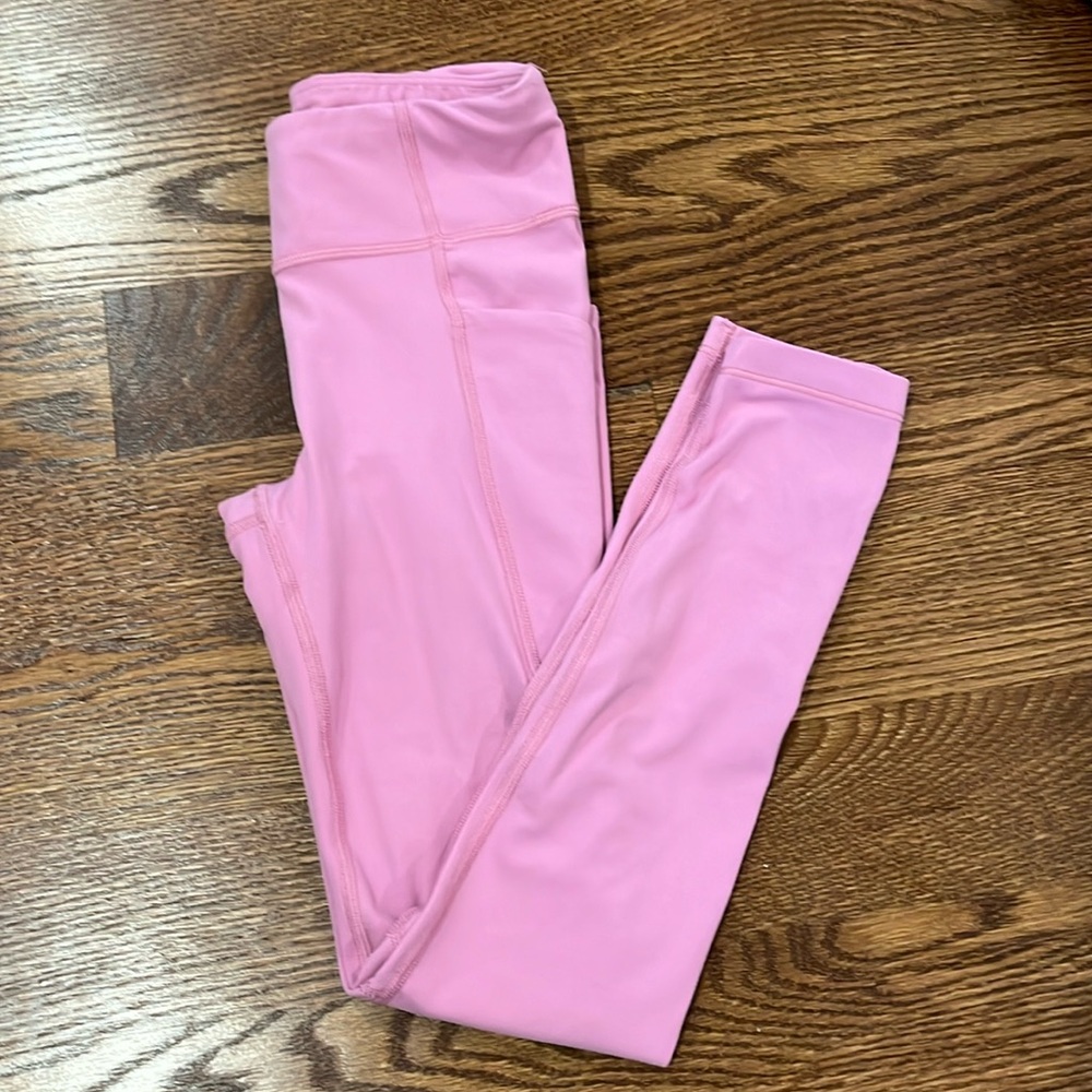 Girls Athleta high rise stash treasures tight leggings